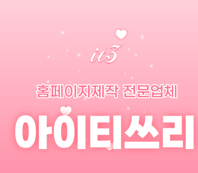 세종에서도 찾는 대전 홈페이지 전문기업, 아이티쓰리